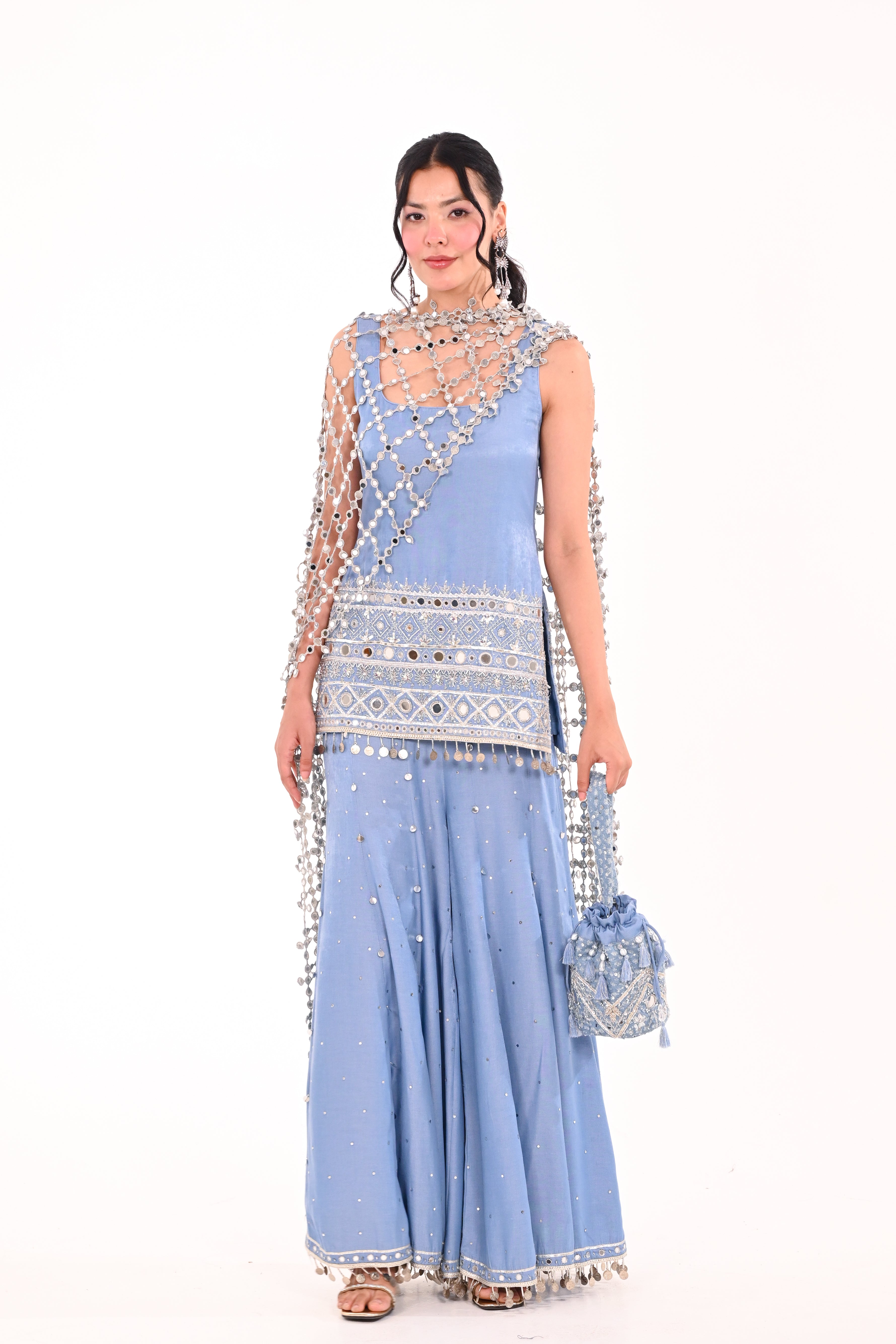 Denim Firoza Set