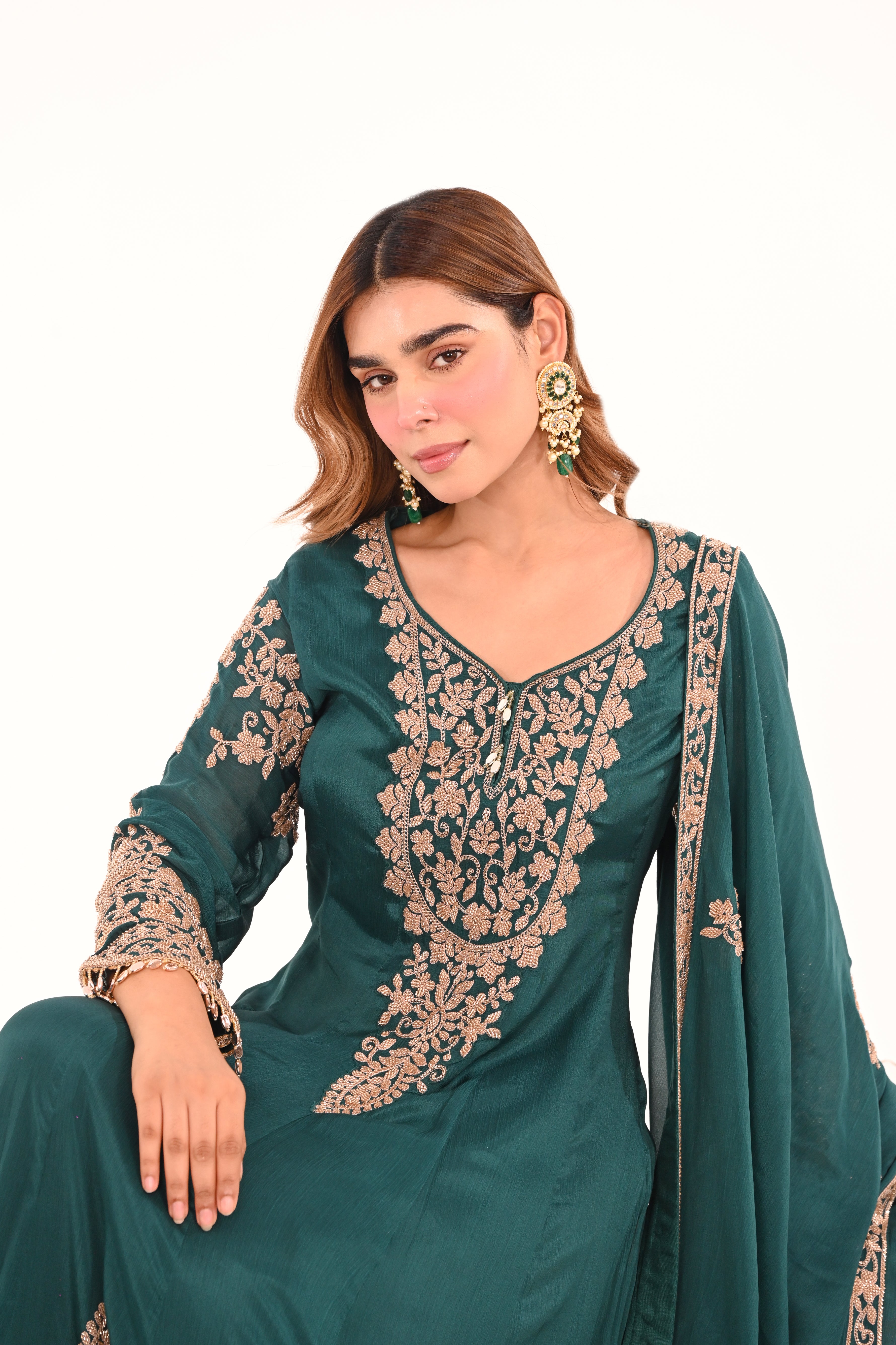 Emerald Zareen Anarkali Suit