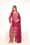 Shaam Gulabi Chinon Suit