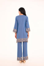 Denim Aaina Set