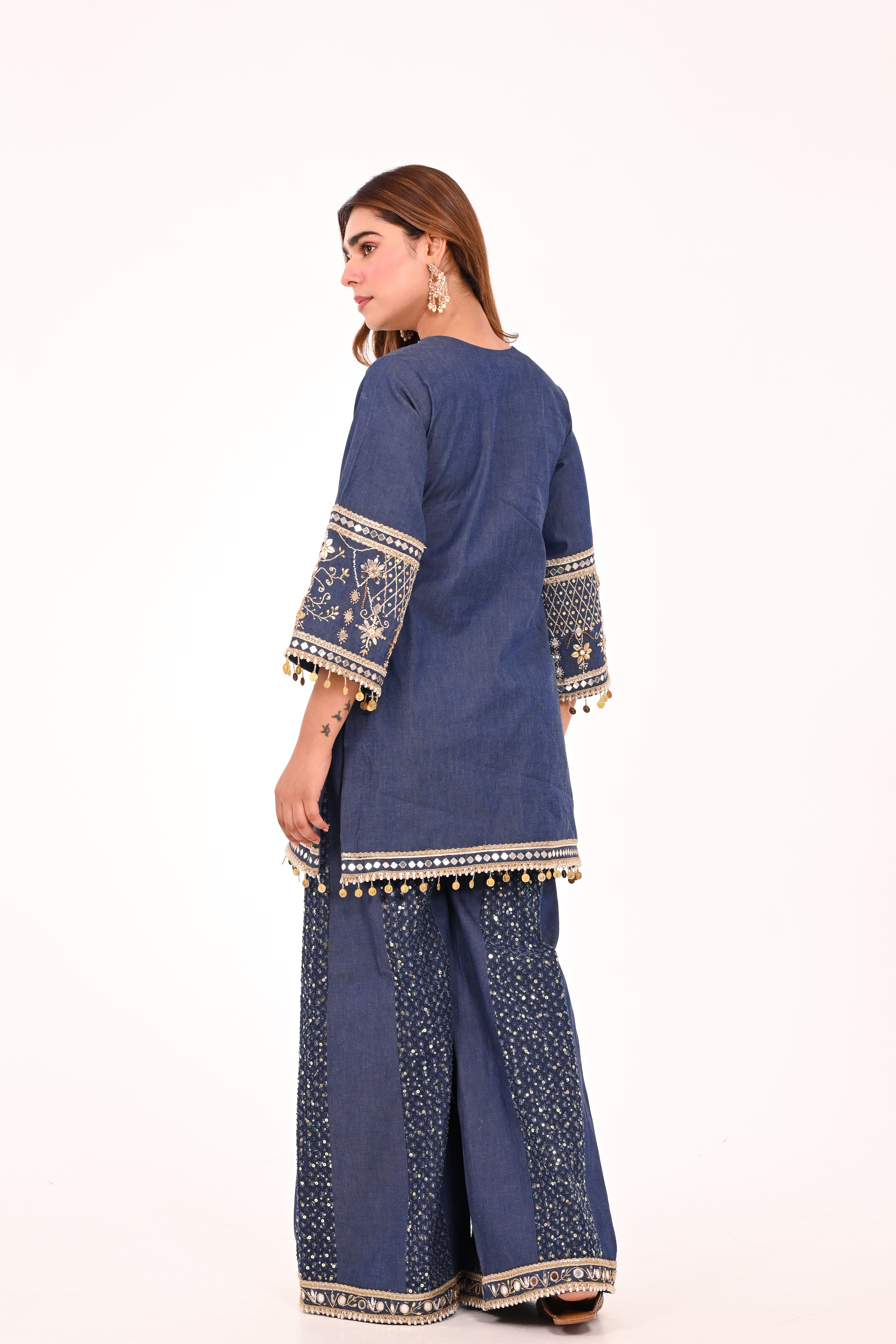 Denim Gulnaar Set