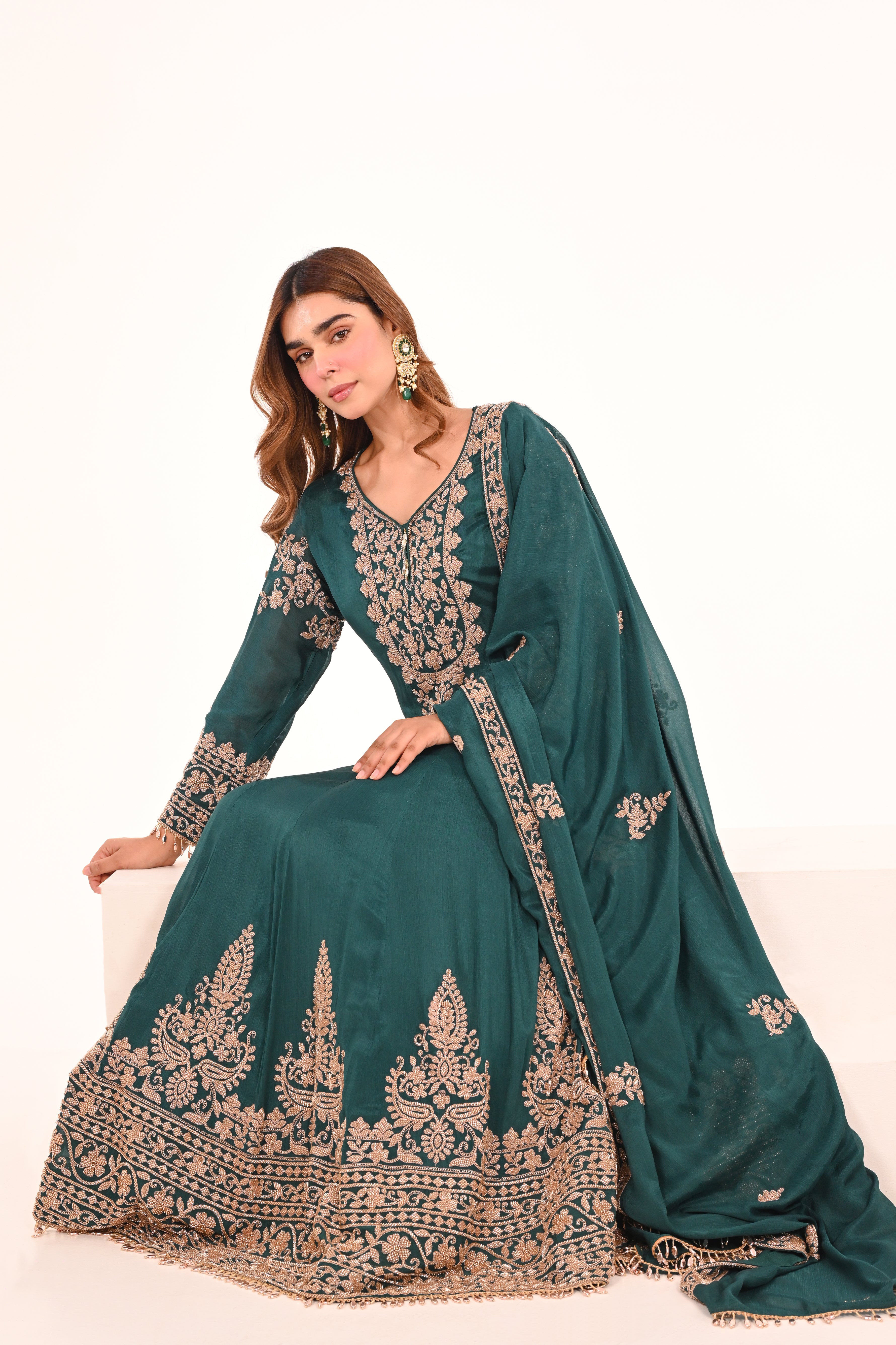 Emerald Zareen Anarkali Suit