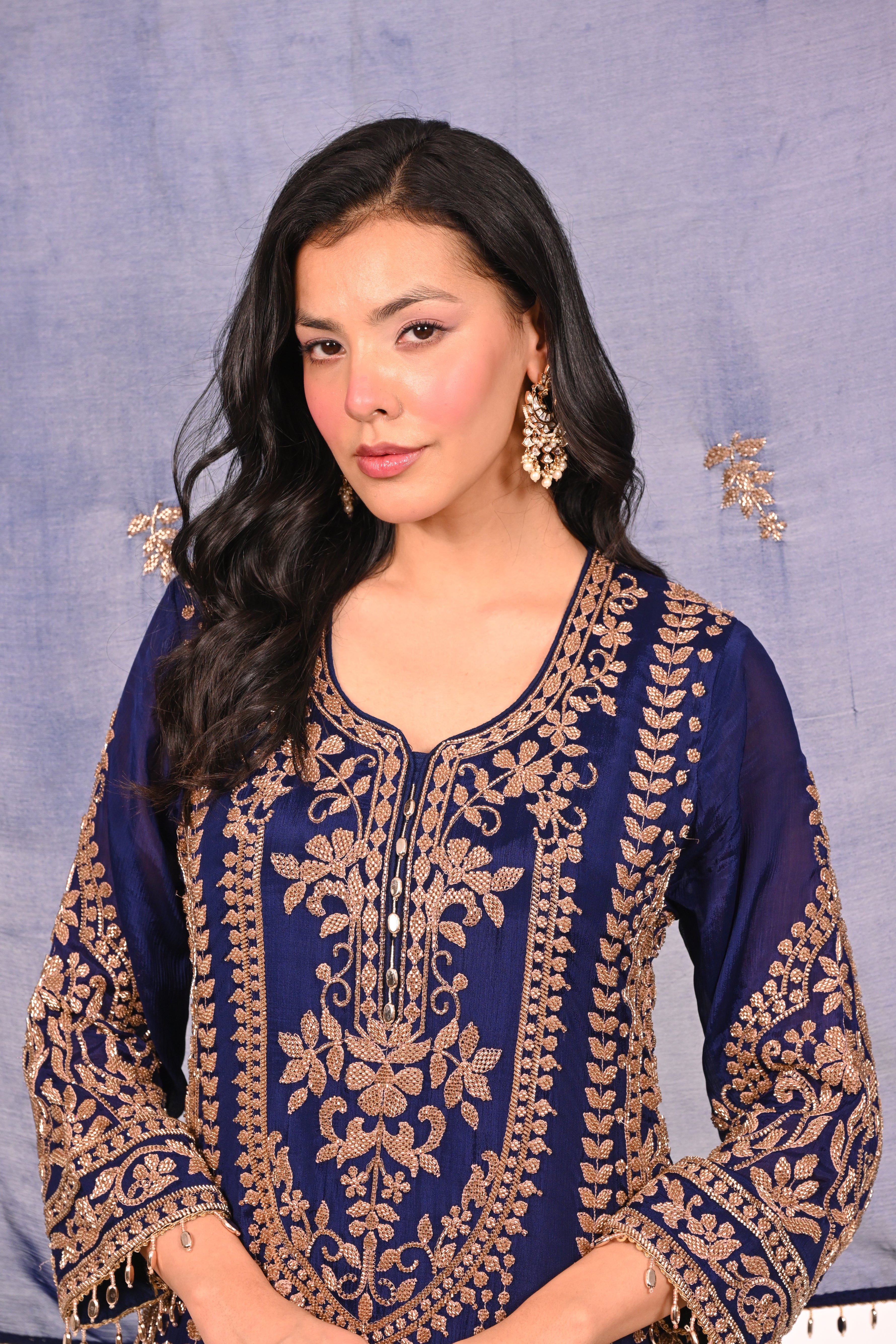 Neeli Raat Chinon Suit