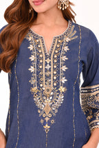 Denim Gulnaar Set