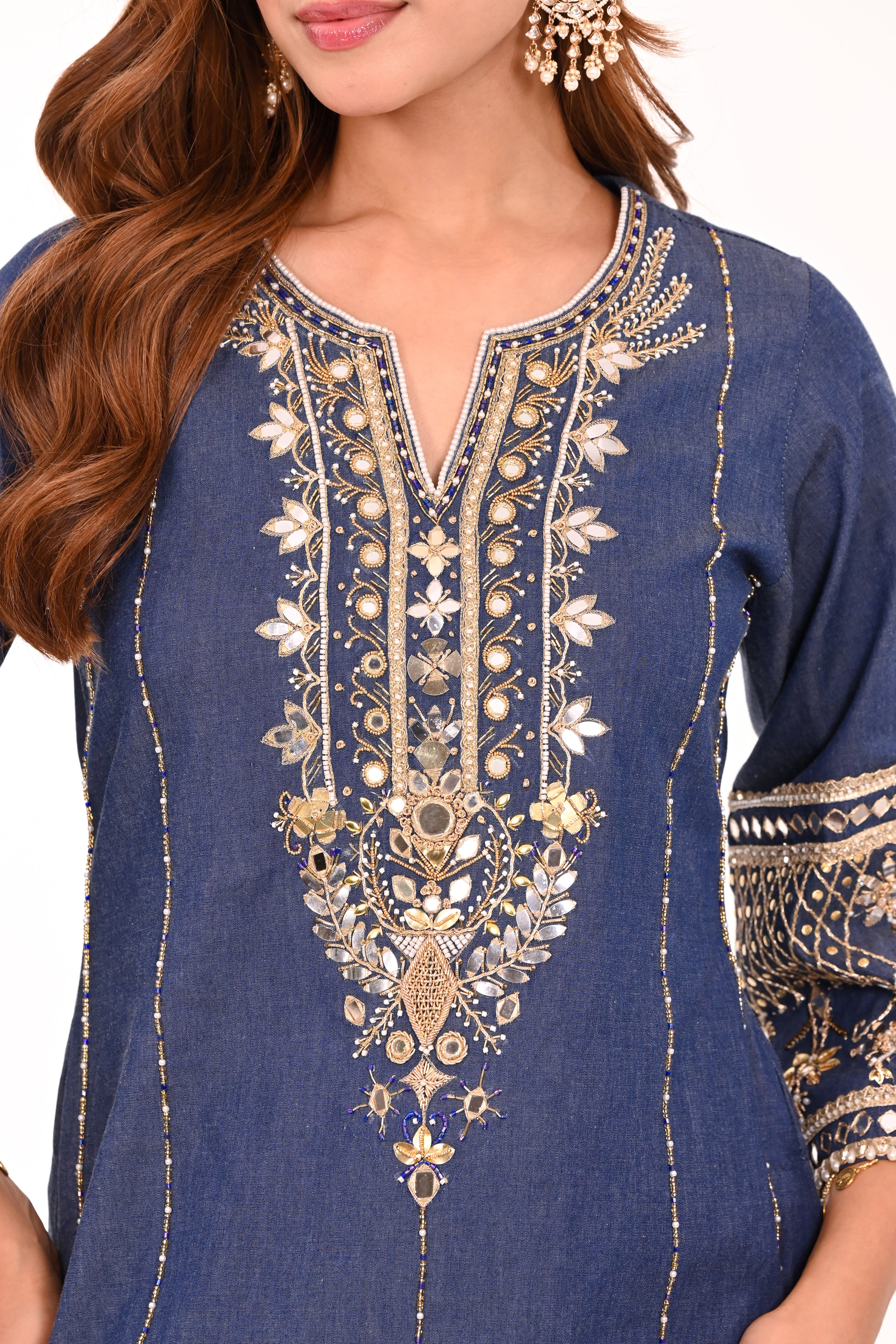 Denim Gulnaar Set