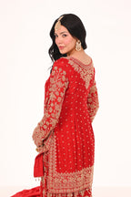 Lal Noor Sharara Suit