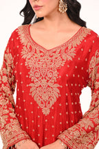 Lal Noor Sharara Suit