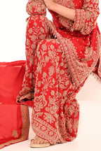 Lal Noor Sharara Suit