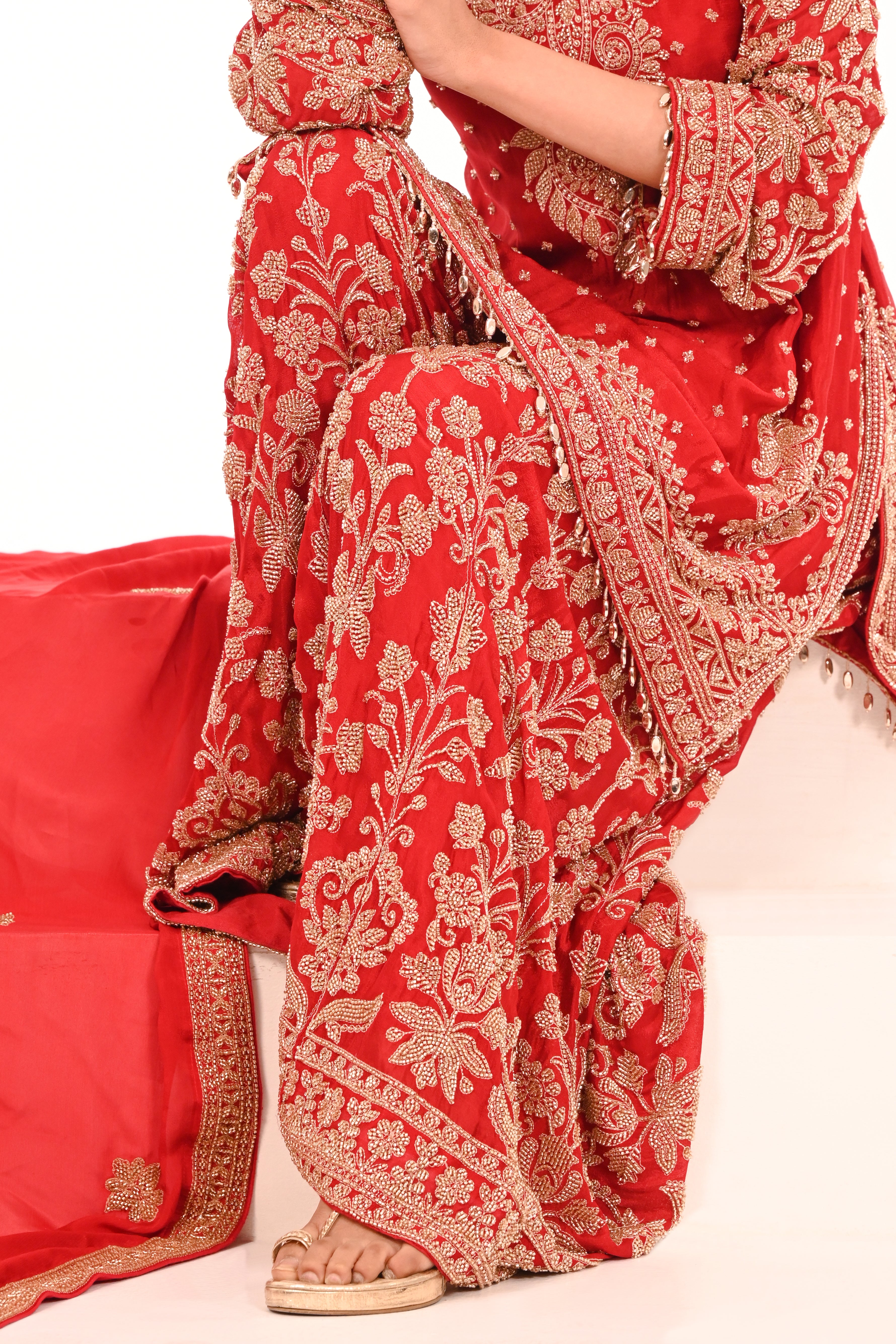 Lal Noor Sharara Suit