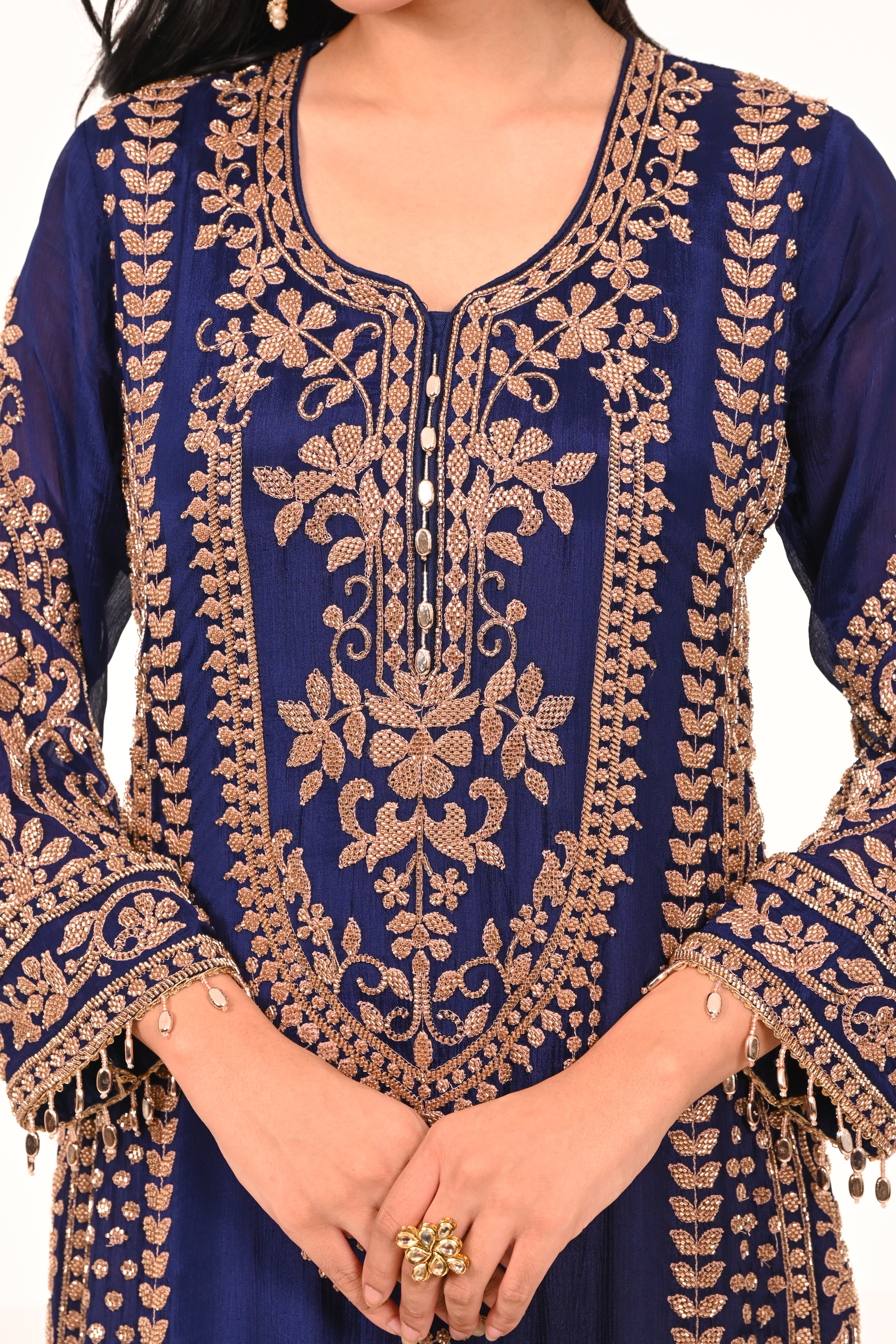 Neeli Raat Chinon Suit