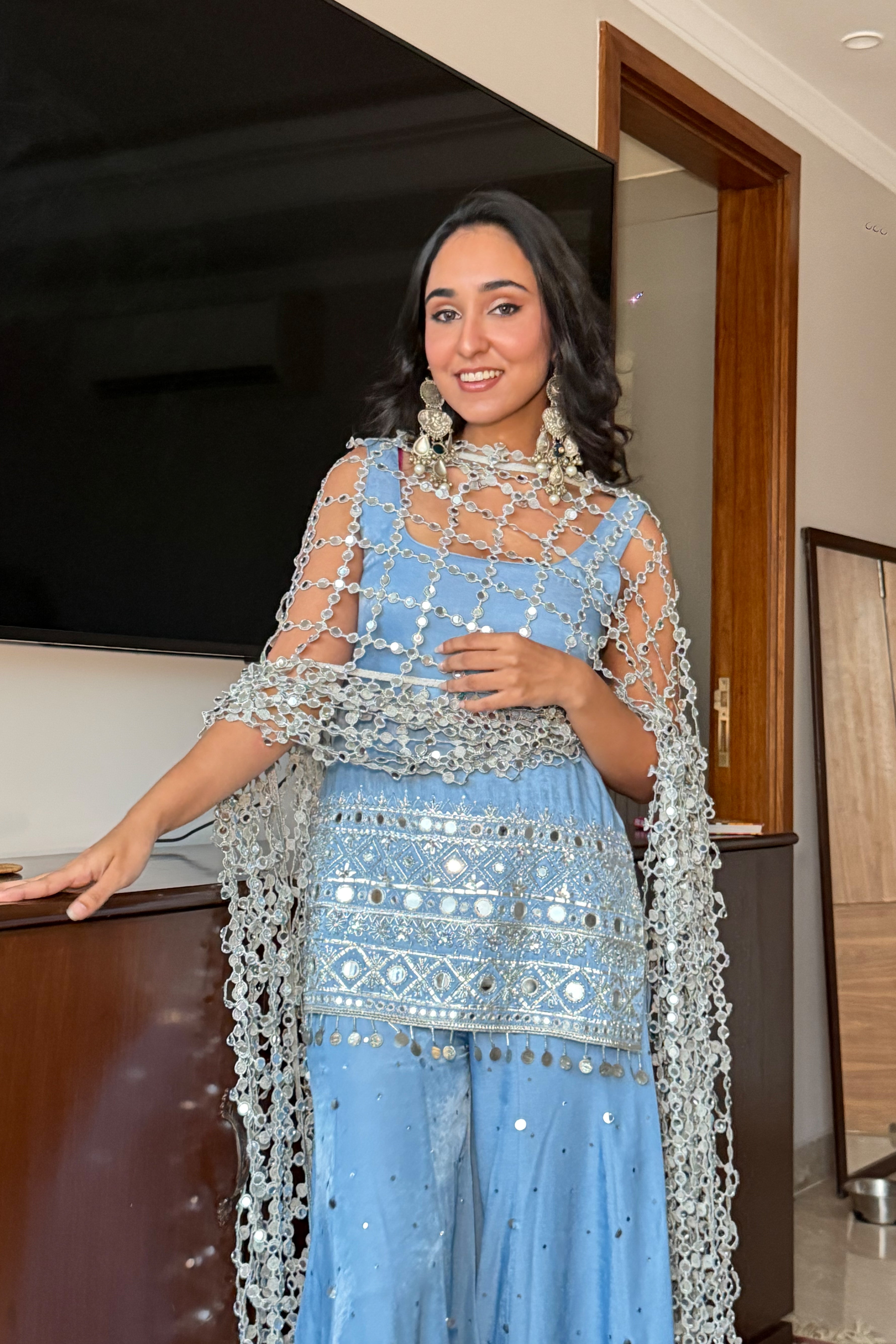 Denim Firoza Set