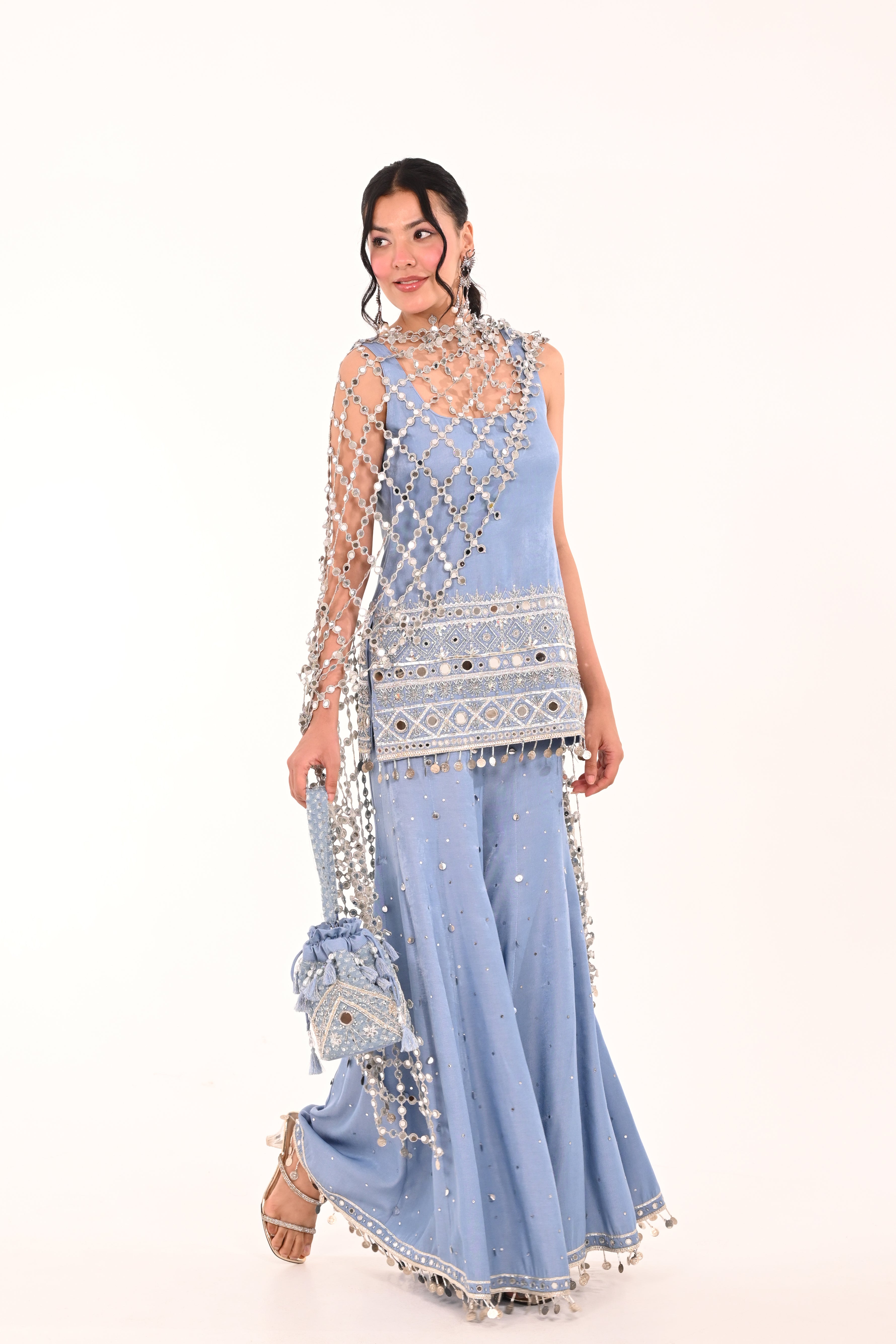 Denim Firoza Set