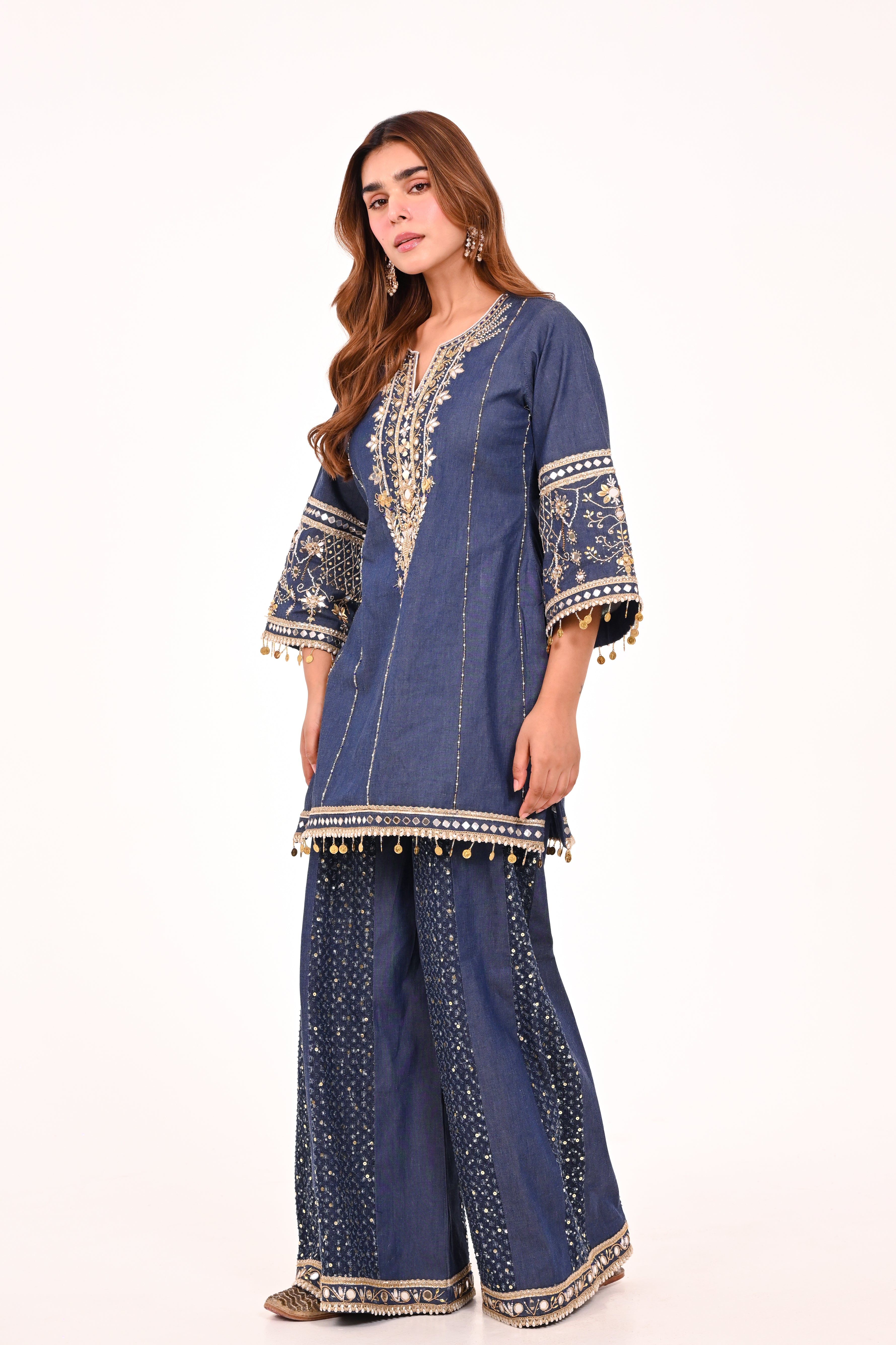 Denim Gulnaar Set