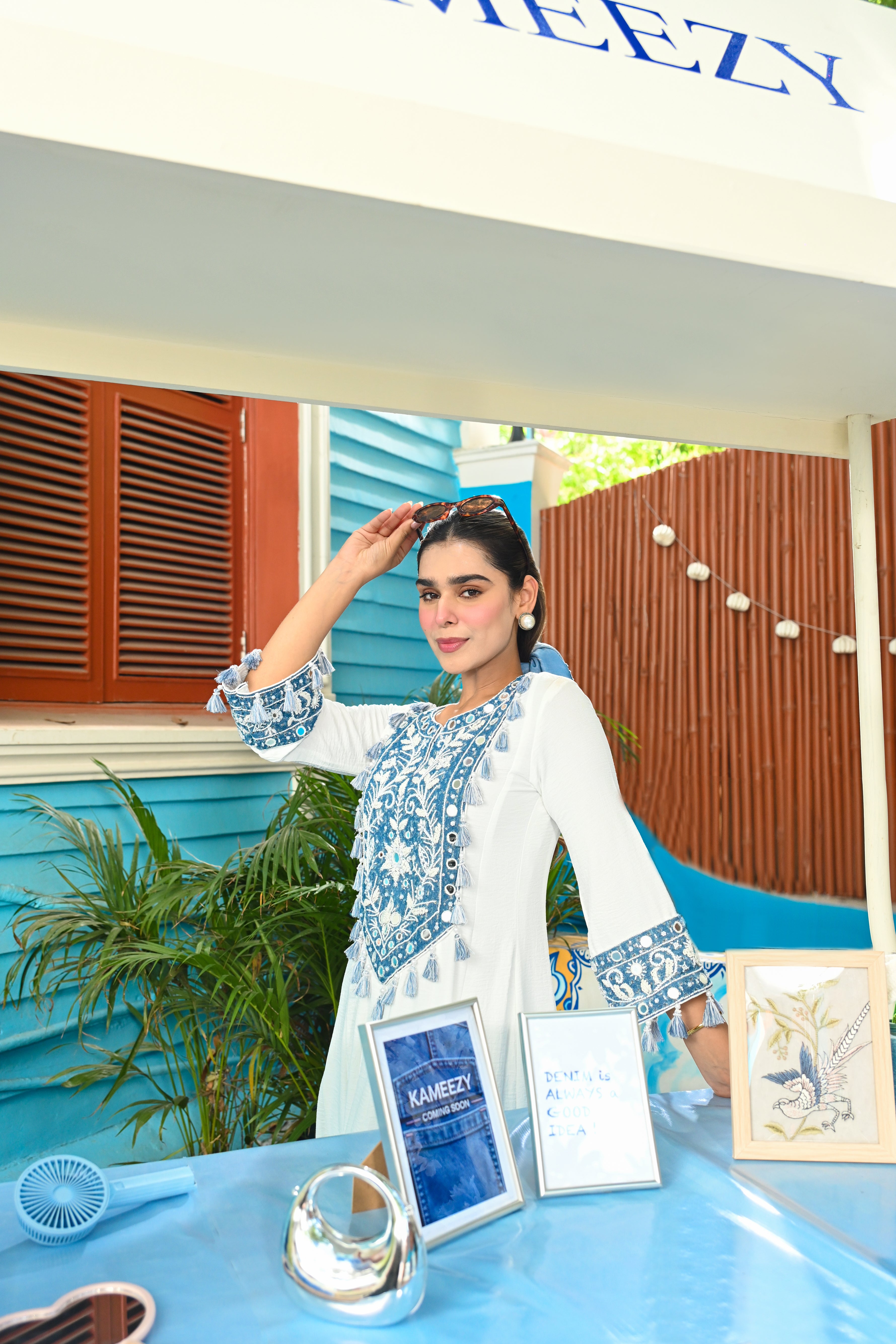 Aafiya Chinon Sharara Set