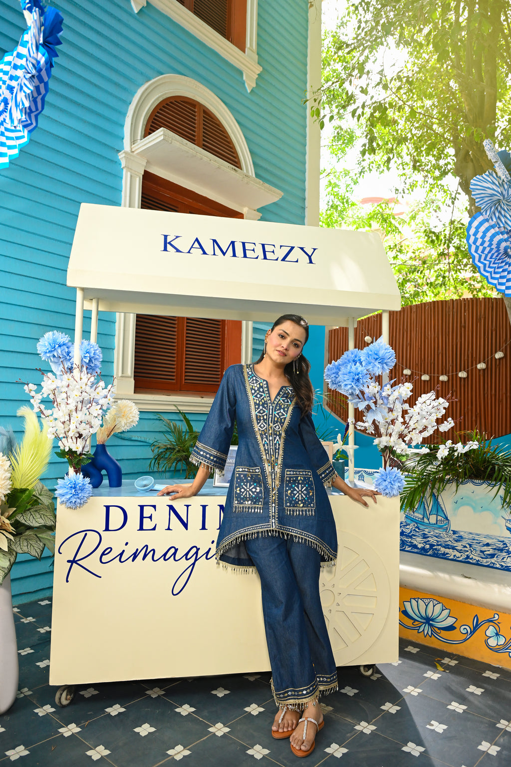 Denim Zevar Coord Set