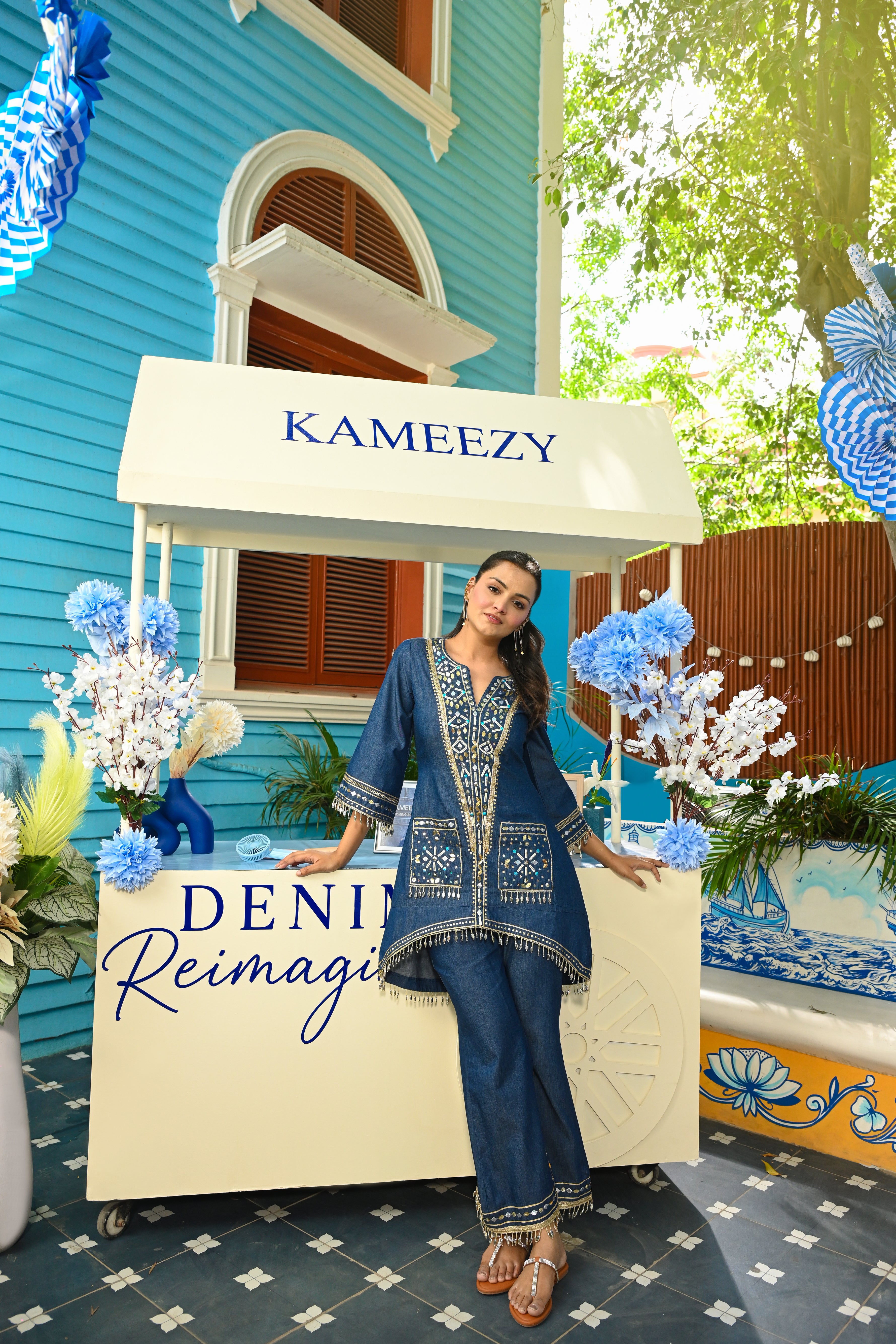 Denim Zevar Coord Set