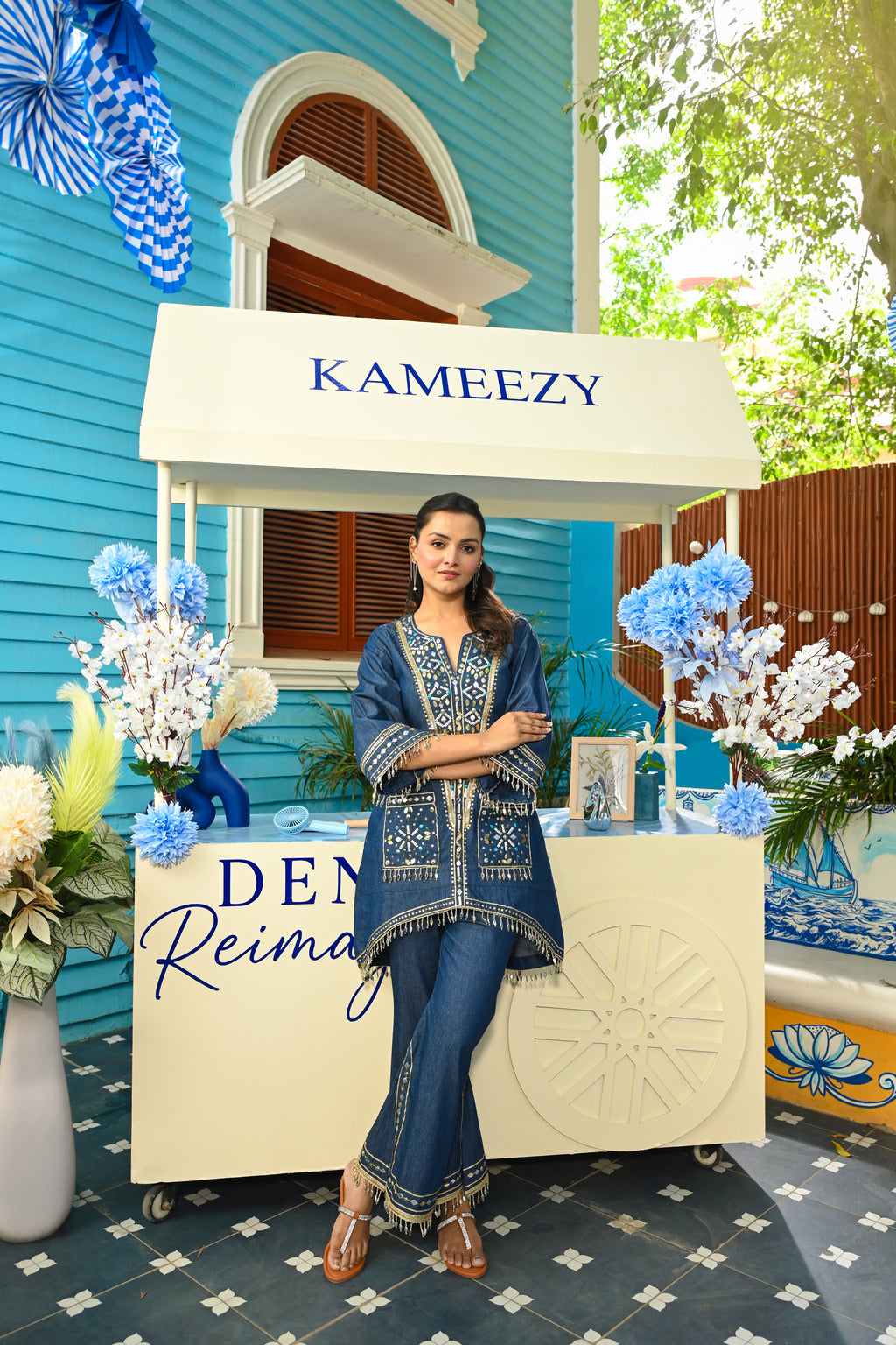 Denim Zevar Coord Set
