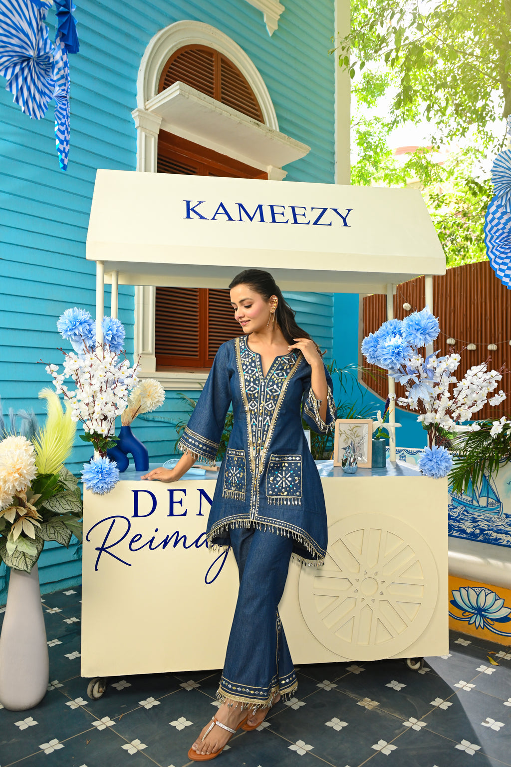 Denim Zevar Coord Set