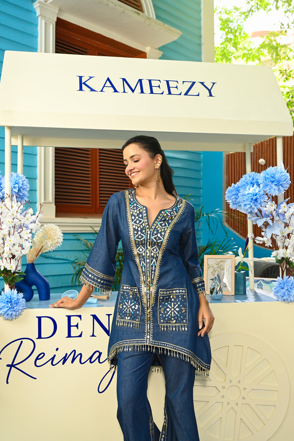 Denim Zevar Coord Set
