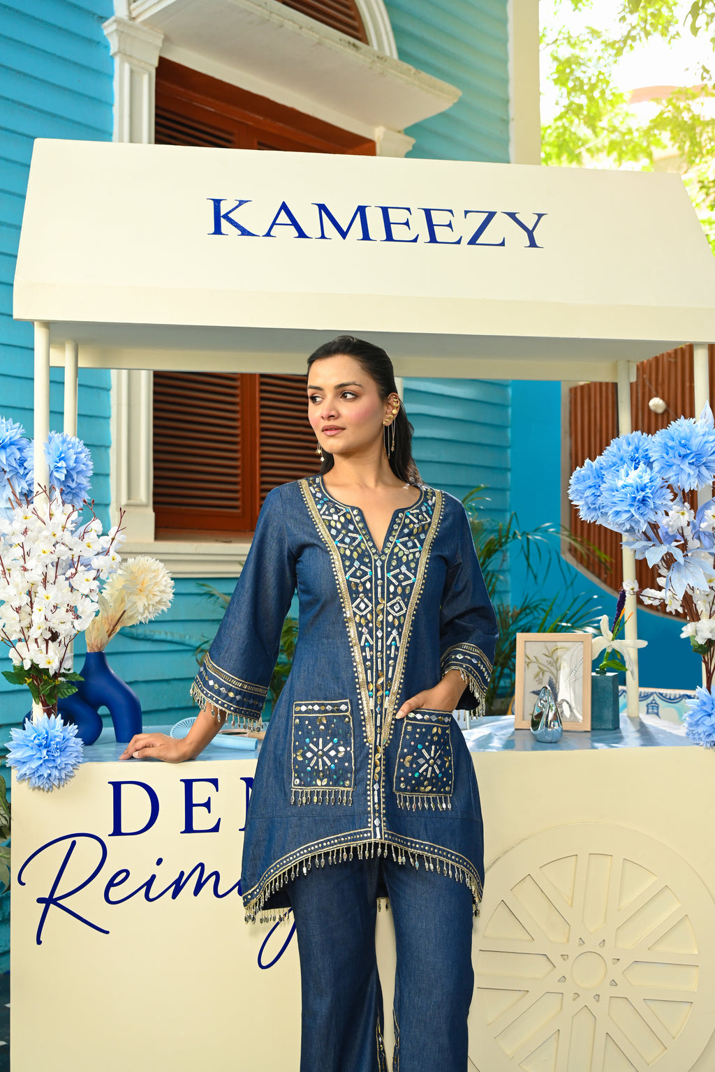 Denim Zevar Coord Set