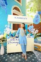 Denim Nazakat Coord Set