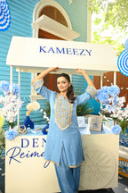 Denim Nazakat Coord Set