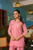 Gulbahaar Mul Cotton Coord Set