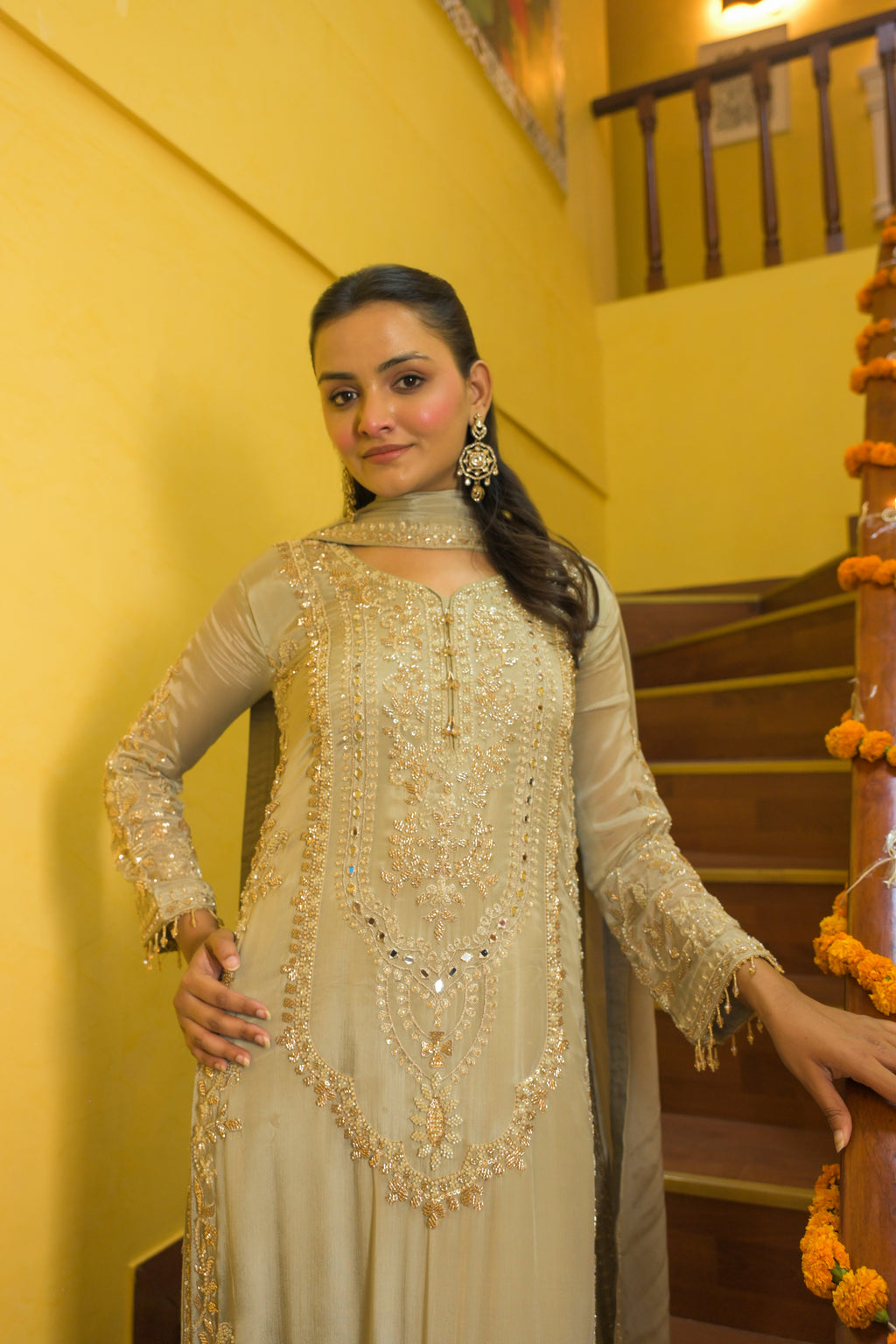 Shehzaadi-Zareen Chinon Set/ Shezaadi Zareen Set