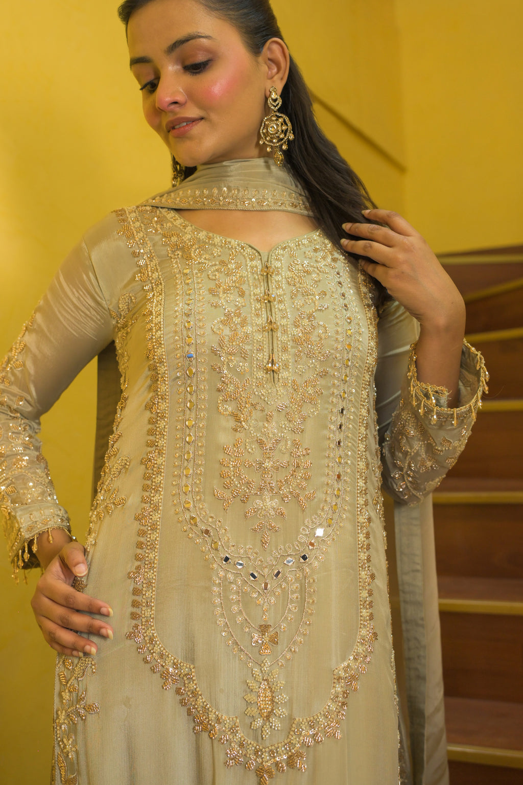 Shehzaadi-Zareen Chinon Set/ Shezaadi Zareen Set