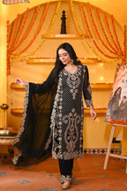 Zari-Mehfil Chinon Set/ Zari-Mehfil