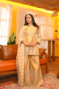 Zareen Tissue Sharara Set