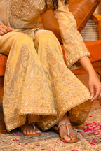 Zareen Tissue Sharara Set