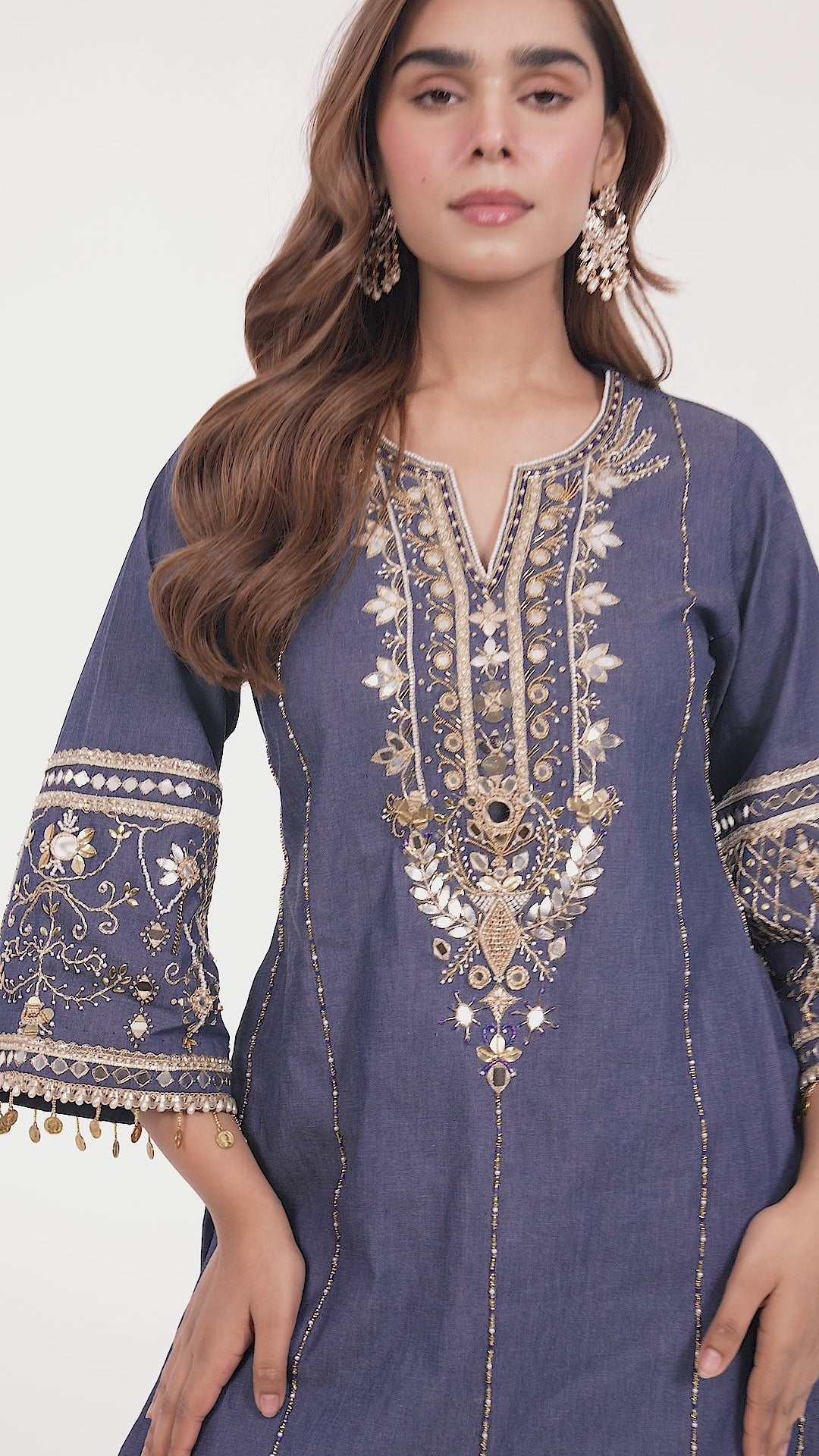 Denim Gulnaar Set